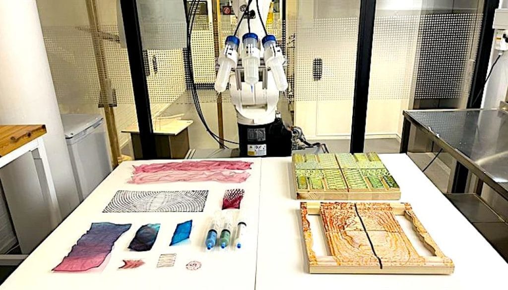 Biologiska byggmaterial som kan 3D-printas Chalmers forskare har kommit en bit på vägen med att formspruta nano-cellulosa till byggkomponenter. Bild Chalmers