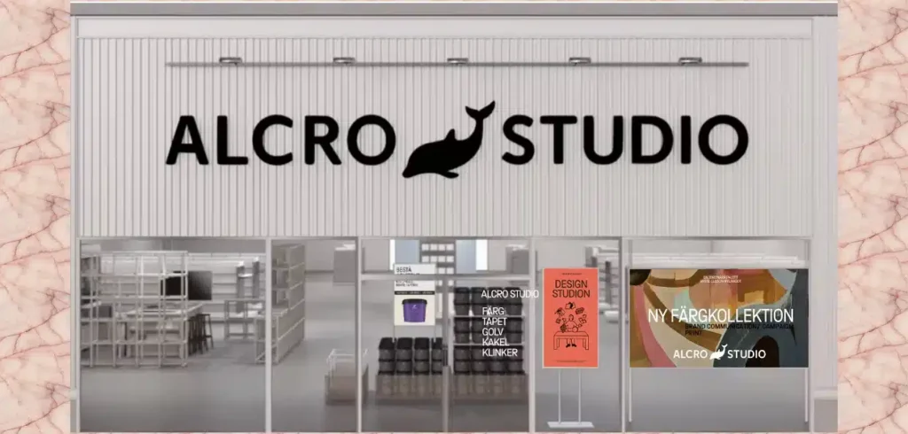 Alcro Studio – Ny färgfackhandel för hållbar distribution av Alcros produkter Alcro Studio - Ny rikstäckande kedja inom färgfackhandeln