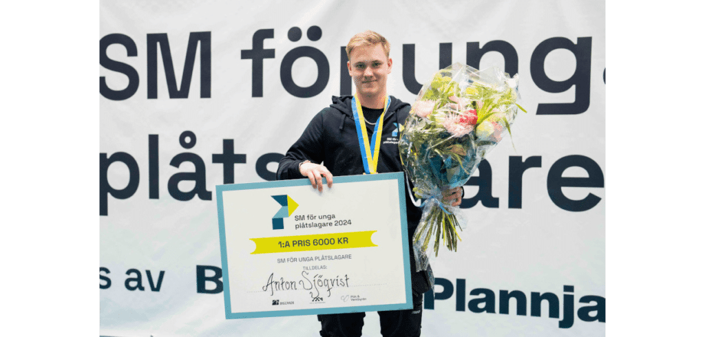 Anton Sjöqvist, 19 år, från Finnvedens gymnasium i Värnamo.