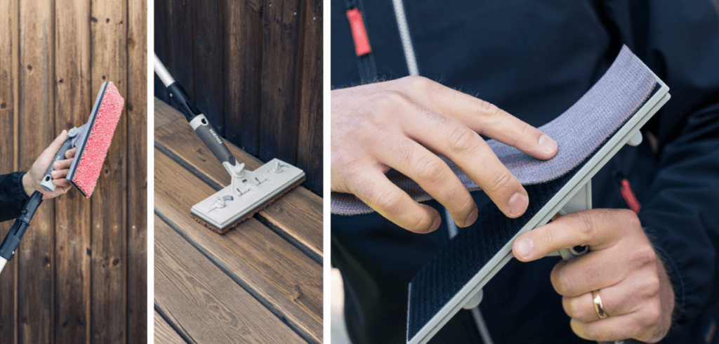 Så får du en perfekt altan – Anzas nya verktyg förenklar jobbet Altanverktyg med både slipplatta och appliceringsdyna