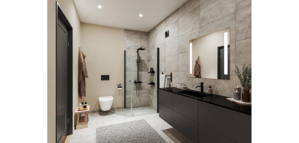 Flexits nya badrumsfläkt Nya fläkten är tänk att kunna smälta in i de flesta miljöer. Bild Flexit