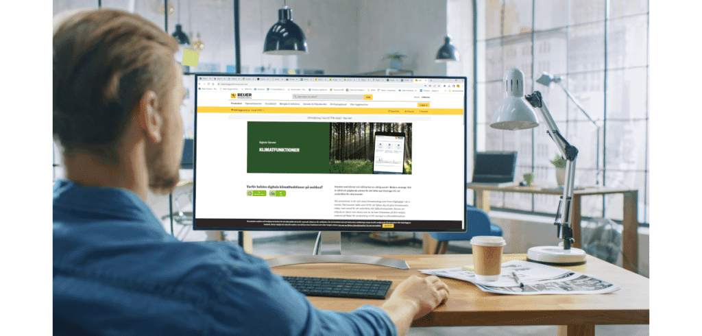 Bot mot miljödatakrånglet Beijer hoppas att deras nya tjänst ska underlätta kundernas miljöredovisning. Bild Beijer