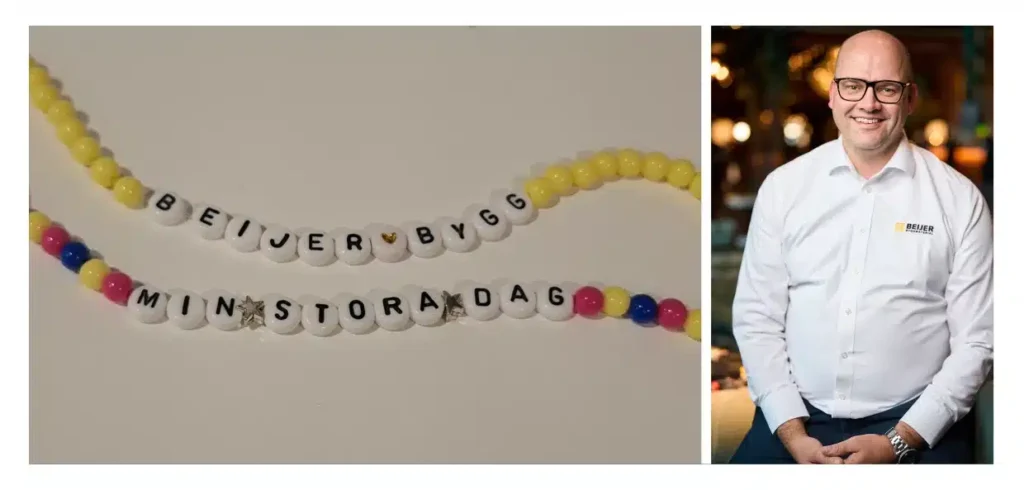 Beijer Byggmaterial bygger drömmar – kampanjpartner till Min Stora Dag Geir Thomas Fossum, vd på Beijer Byggmaterial.