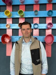 Mathias Sixten är Sustainability Manager på Flügger Group, där han ansvarar för företagets hållbarhetsstrategi och rapportering. (Foto: Flügger)