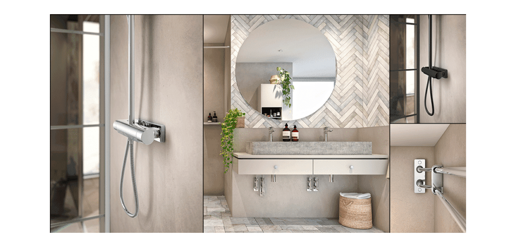 Blyfria badrumsprodukter. Bild Trio Perfekta