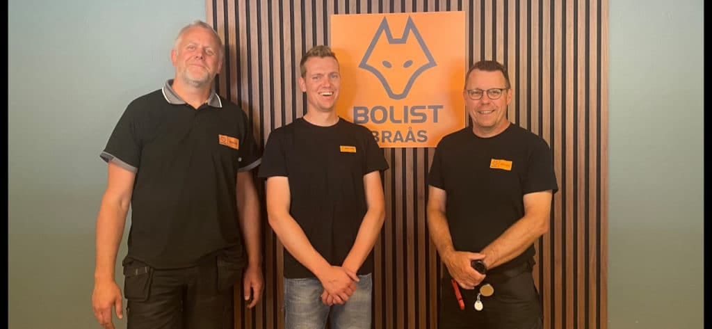 Från vänster, Joakim Nilsson, Martin Danielsson och Stefan Sjö. Foto Bolist