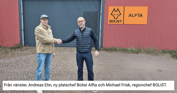 Bolist öppnar ny bygghandel i Alfta, Hälsingland Bolist Alfta