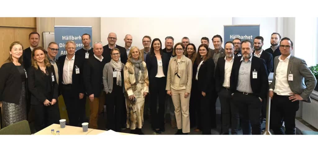 När vänder det? Försiktigt optimistiska bygghandelsledare. Foto Byggmaterialhandlarna