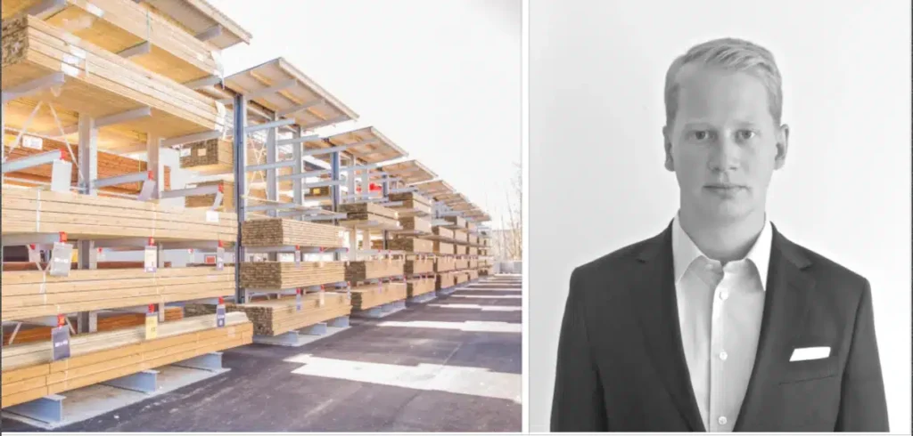 Martin König, logistikansvarig på Byggmax.