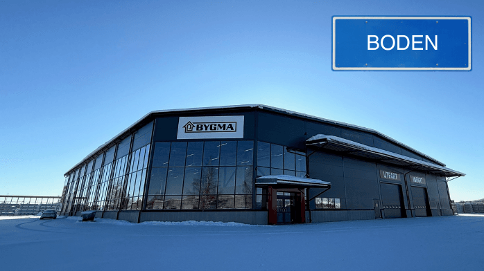 Bygma stärker närvaron i Norrbotten med ny bygghandel i Boden bygmaboden
