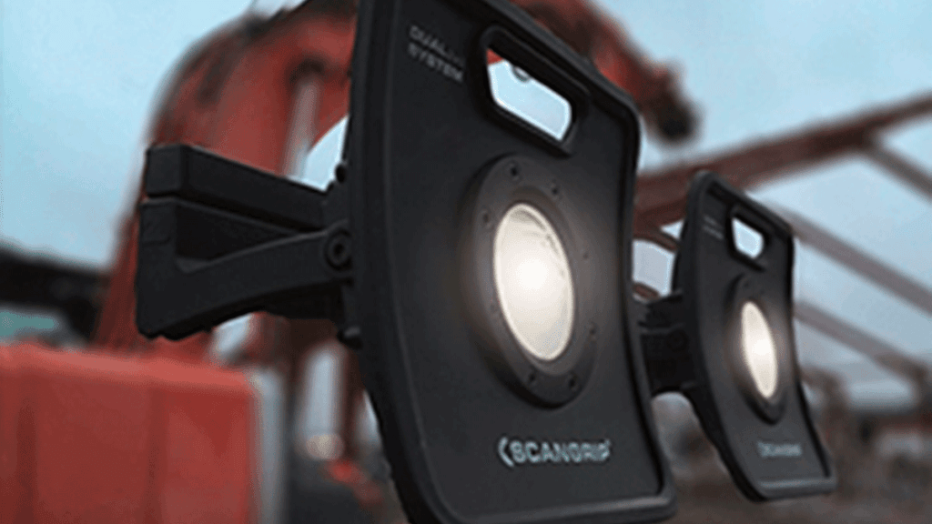 Danskt ljus över arbetsplatsen Scangrips hela sortiment finns nu på den svenska marknaden. Bild Scangrip.