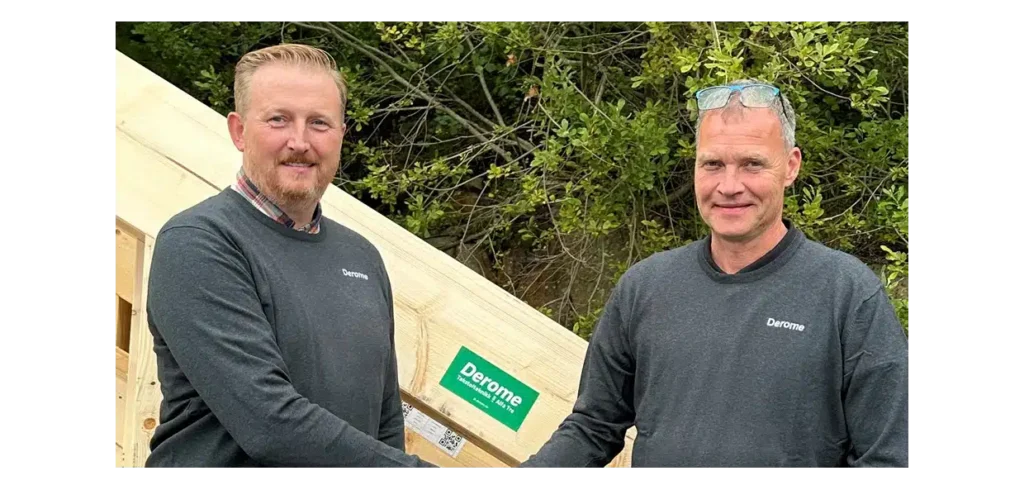 Hans Martin Andersen med företrädaren Mats-Lindblom