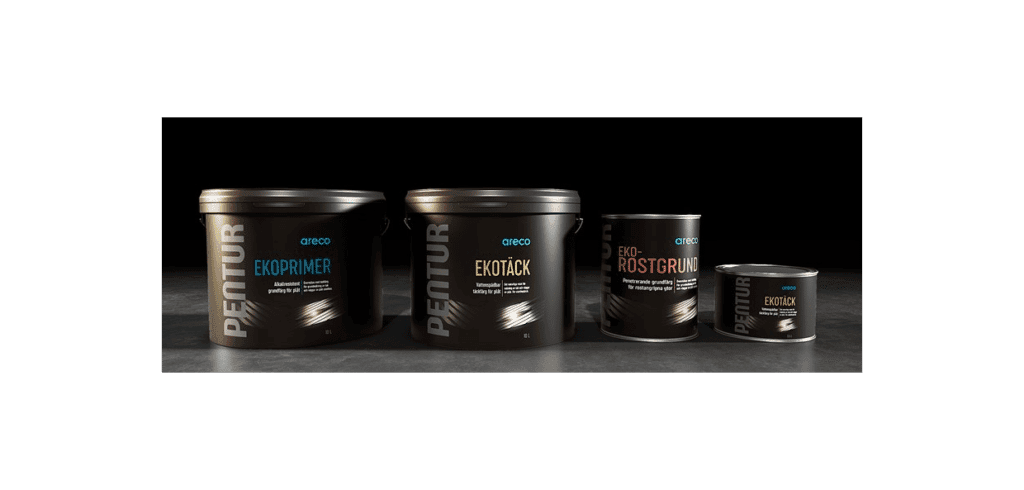 Pentur är plåttakens bästa vän, enligt tillverkaren Areco. Foto Areco