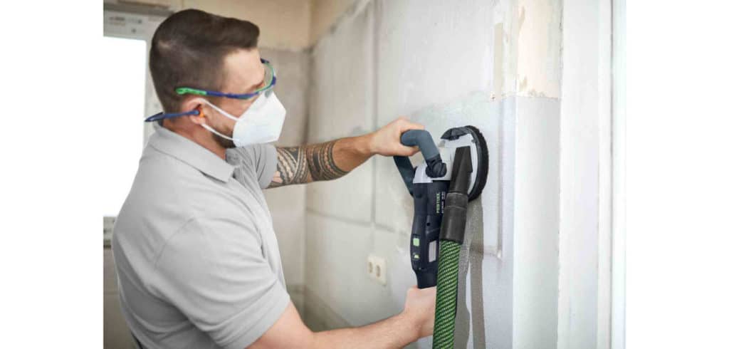 Nytt slipverktyg för målare Diamantslipskålen DIA Paint från Festool. Bild Festool