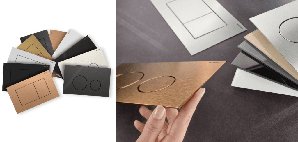 Spolplattor i premiumsegmentet – Geberits senaste tillskott med exklusiv finish gerberit