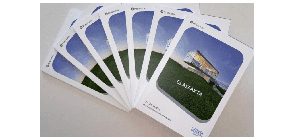 Ny upplaga av Pilkington Glasfakta Fågelsäkert och hållbart glas bland nyheterna i Pilkingtons handbok.