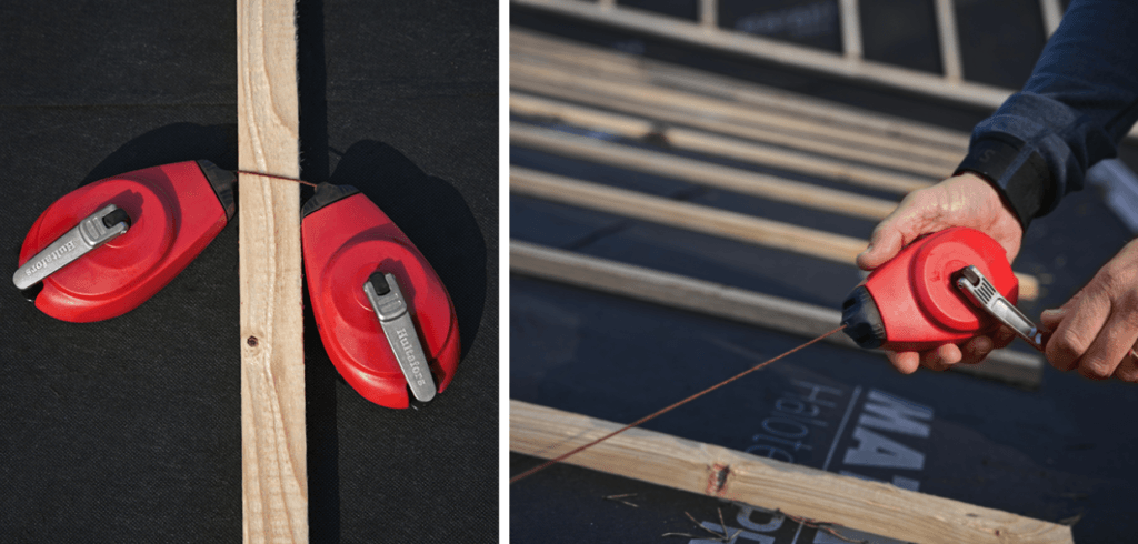 Byggbranschen efterfrågar smartare verktyg – här är en ny lösning Ett revolutionerande snörslå med dubbla hus och ett gemensamt kritsnöre.