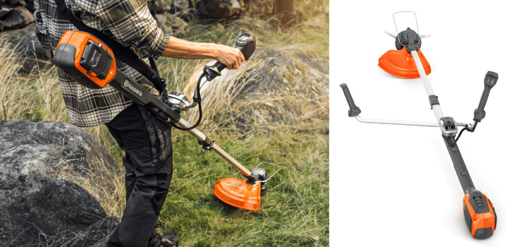 Borstlös motor och ergonomisk design i Husqvarnas nya trimmer Husqvarna trimmer