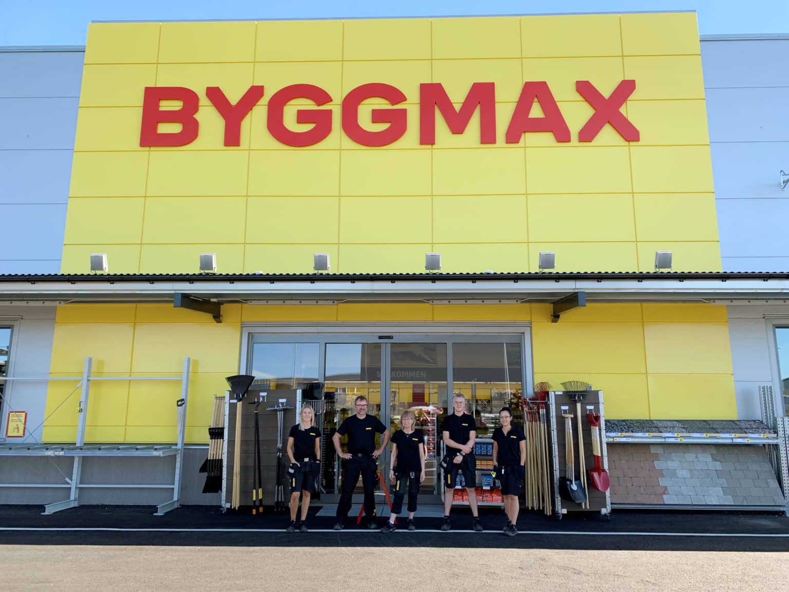 Bild på Byggmaxs varuhus i Alingsås.
