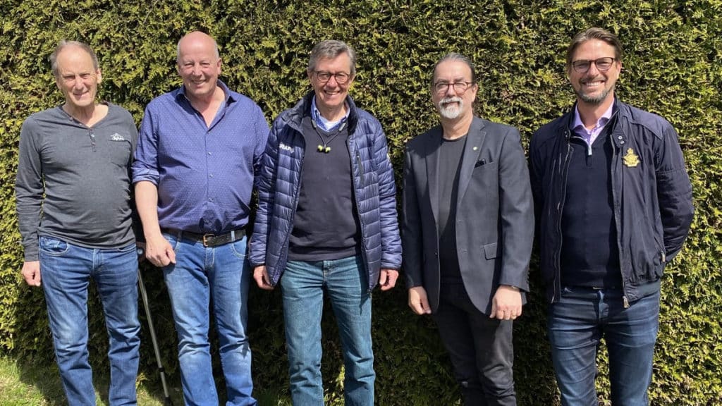 Hans Johansson, Tomas Johansson, Peter Nidelius, Stefan Johansson och Fredrik Bergh.