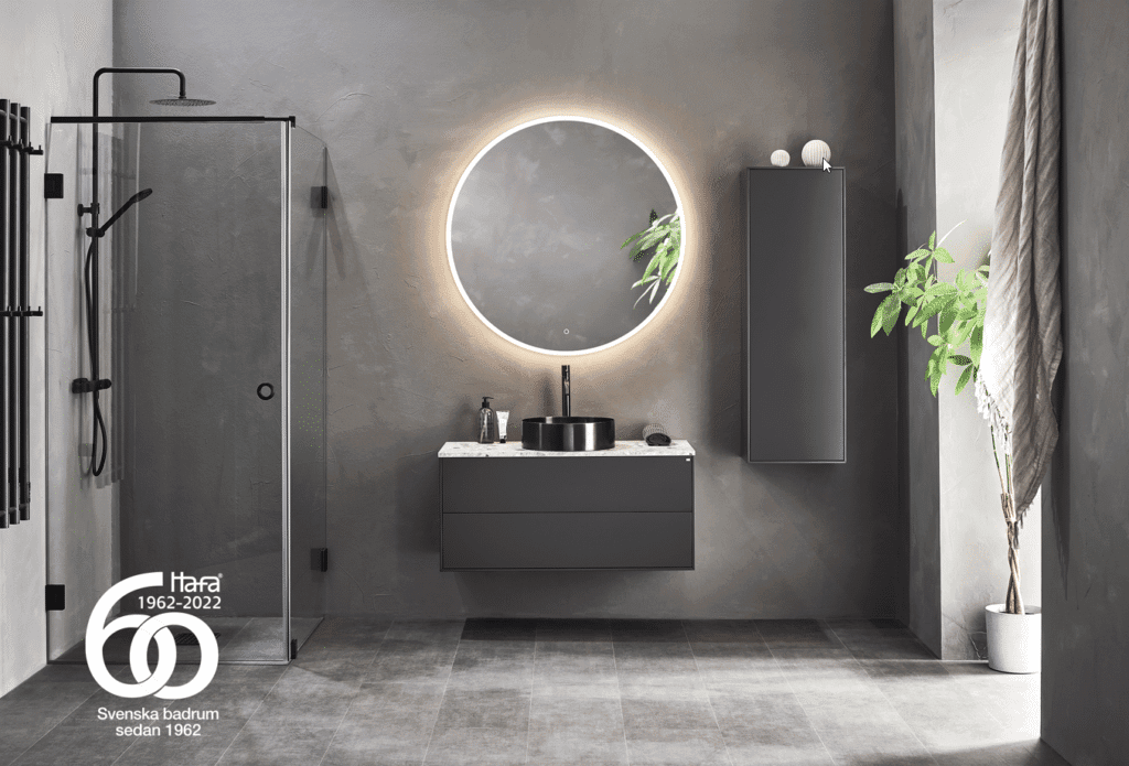 Badrum med Hafas möbler