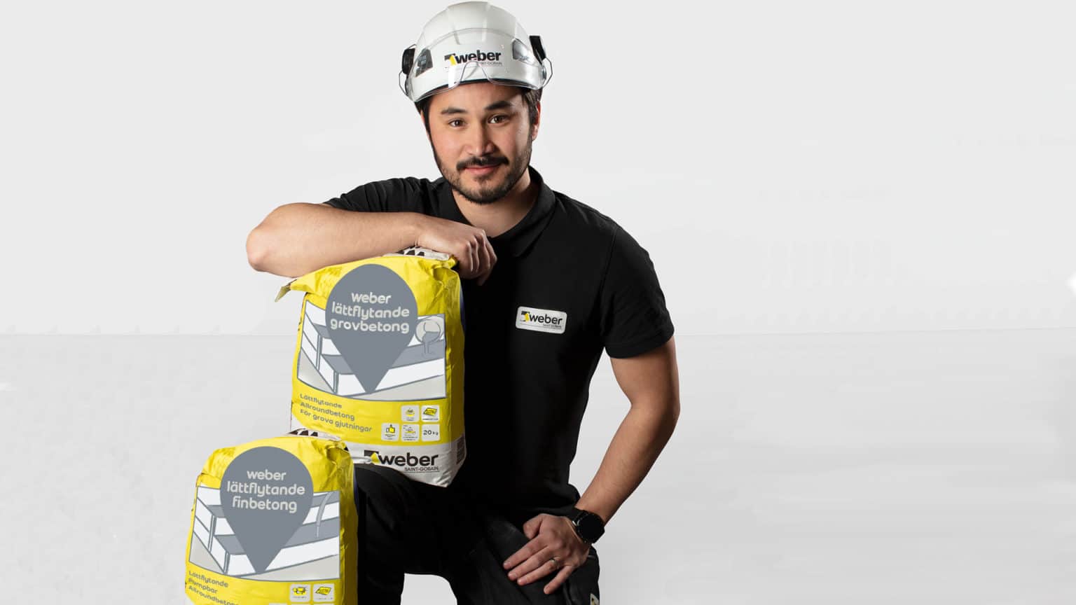 lattflyt grov och finbetong