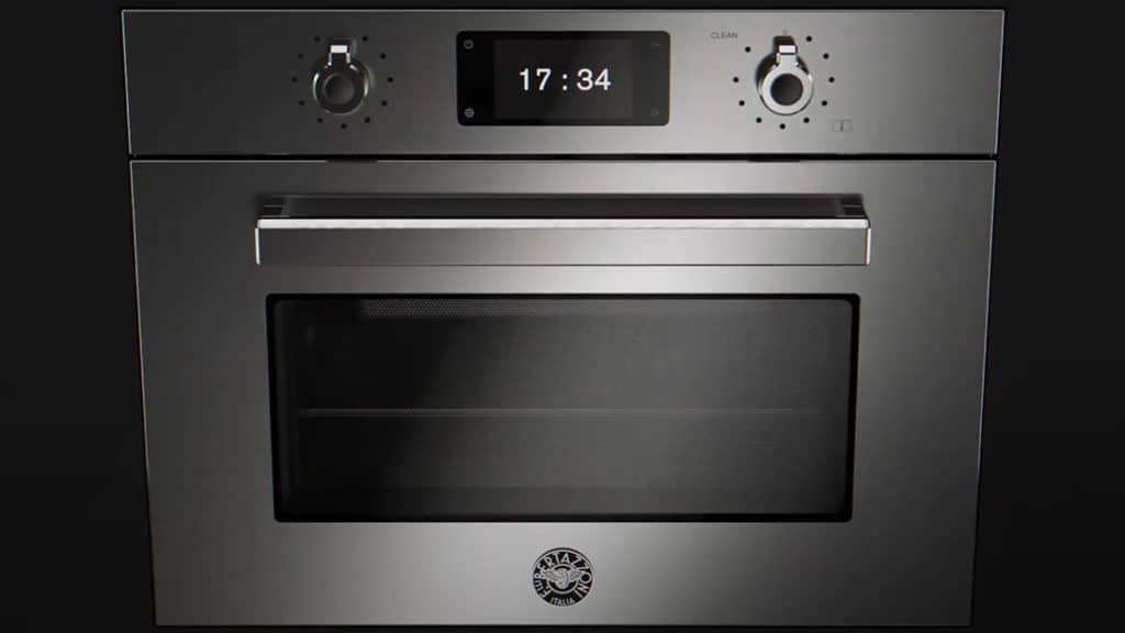 En liten kombiugn från Bertazzoni med ånga