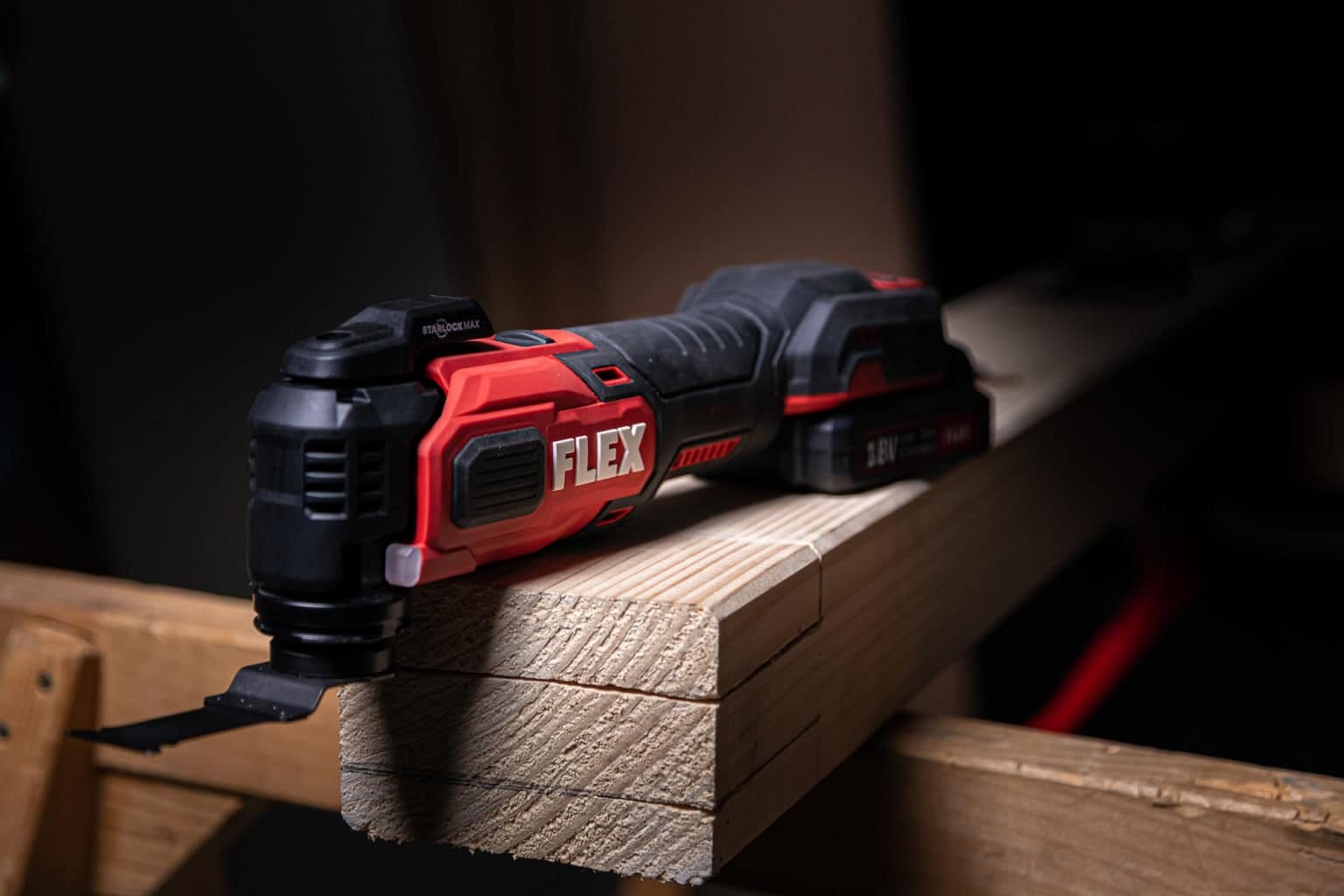 Flex lanserar batteridriven multimaskin Flex multimaskin MT 18.0-EC