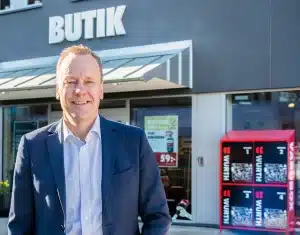 Jan Kahlin är chef för butikskedjan på Würth