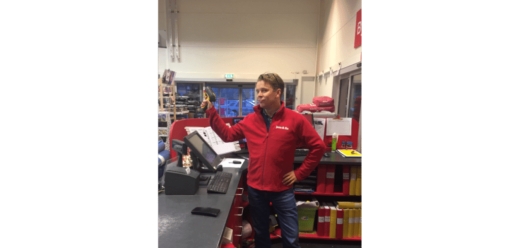 Fredrik Hennings gläder sig åt fortsatt butiksexpansion. Foto privat