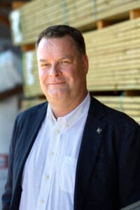 Johan Fröbel, Chef teknik och handel vid Svenskt TräFoto: Björn Leijon/Svenskt Trä