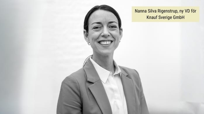 Knauf Sverige får ny VD – Nanna Silva Rigenstrup tar över 2026 Knauf Sverige