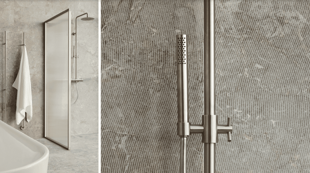 Konradssons Dinamika Breccia Grey. Bild Konradssons