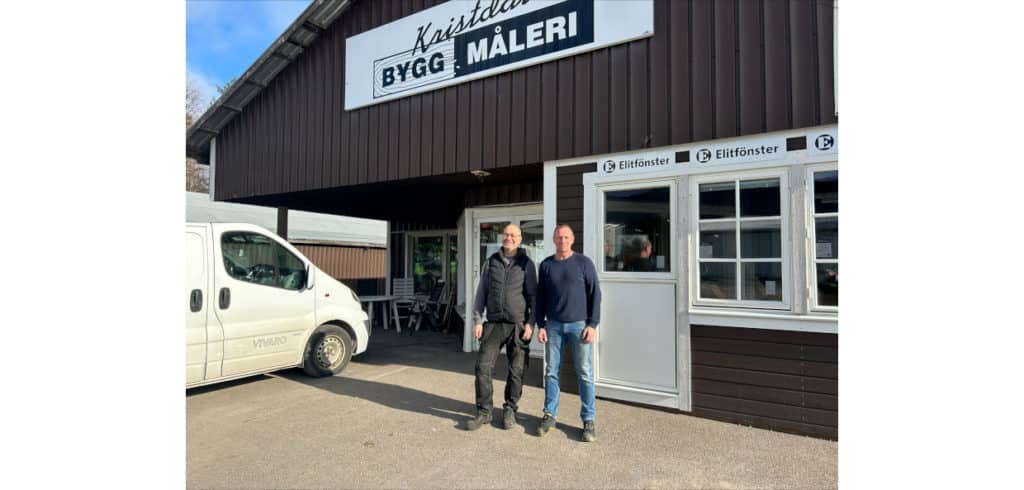 Berth Andersson och Morgan Carlsson, Kristdala Bygg.