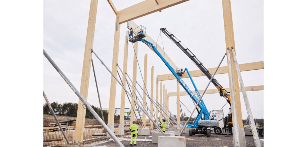 För rätt sorts limträ ser framtiden ljus ut, trots pressad konjunktur. Foto Moelven Töreboda