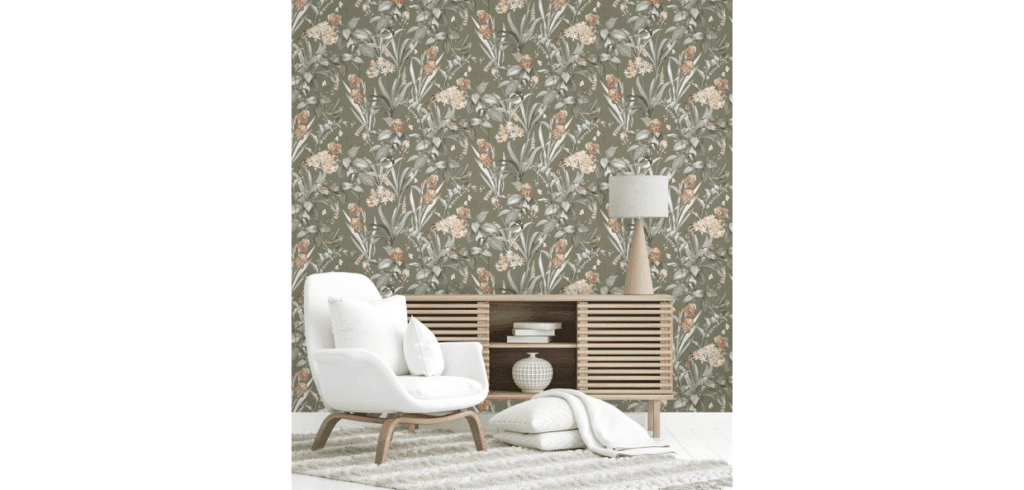 Naturmönster i form av slingrande bladverk, arts & crafts-inspirerade blommönster samt ett mönster med små fåglar och trollsländor finns i Lyckes nya kollektion. Bild Happy Homes