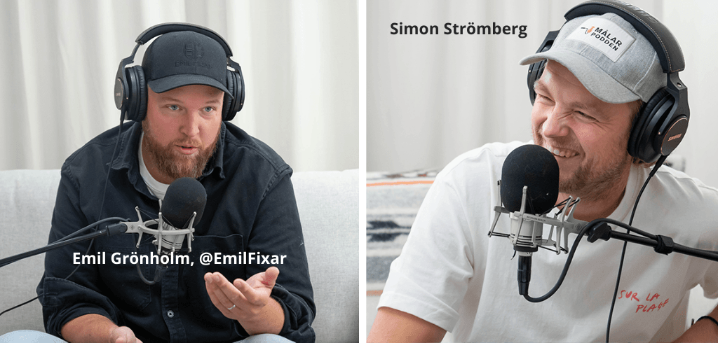 @EmilFixar tillbaka i poddstudion – Målarpodden får nytt format malarpodd