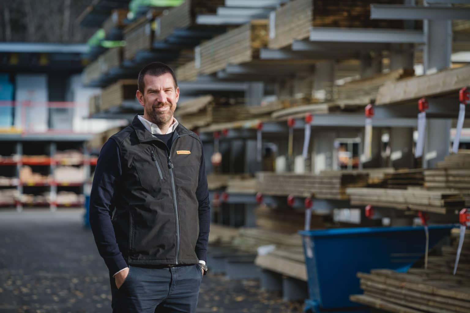 Byggmax vd Mattias Ankarberg är rätt nöjd ändå.