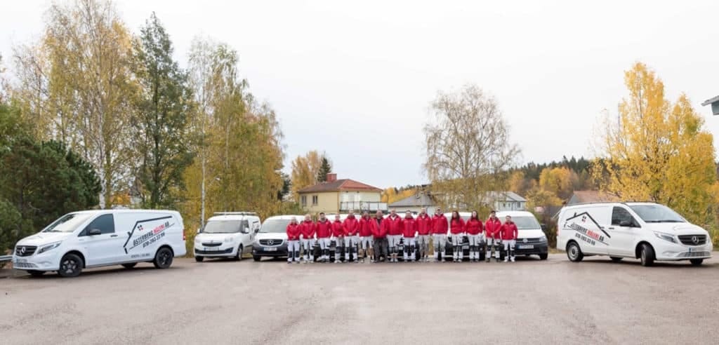 Håndverksgruppens nyförvärv Niclas Österbers Måleri. Foto privat