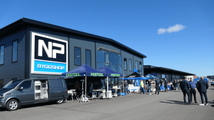 Invigning av NP Nilssons nya bygghandel i Kristianstad NP Nilsson invigde ny bygghandel