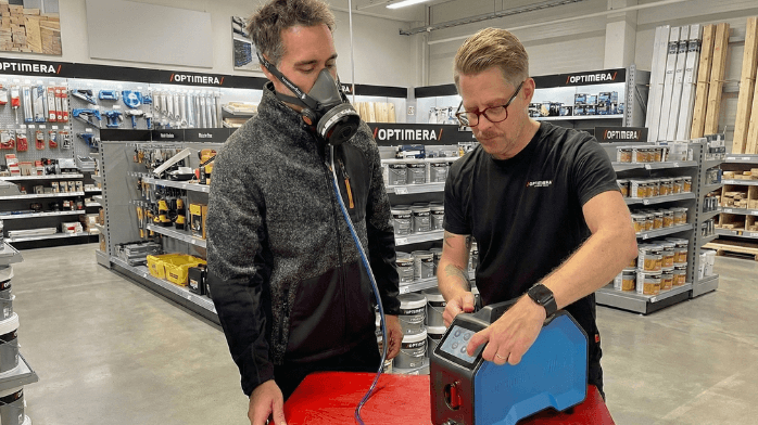 Skärpta regler om andningsskydd: Optimera lanserar ny tjänst Andningsskydd testas hos Optimera