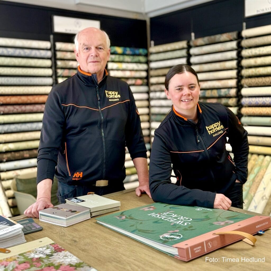 Per och Magdalena Söderlund, fjärde och femte generationens ägare, firar 120 år med Happy Homes Malung.
