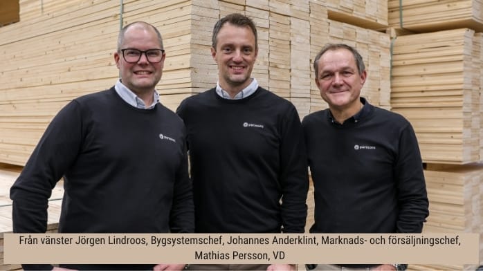 Perssons investerar i modern träfabrik – stärker leveranser till bygghandeln Perssons Träteknik