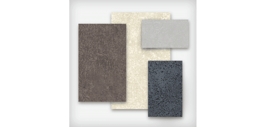 Den nya fasadbeklädnaden Rockpanel Stones förenar klassisk byggnadstradition med moderna bearbetningsmöjligheter. Foto Rockpanel