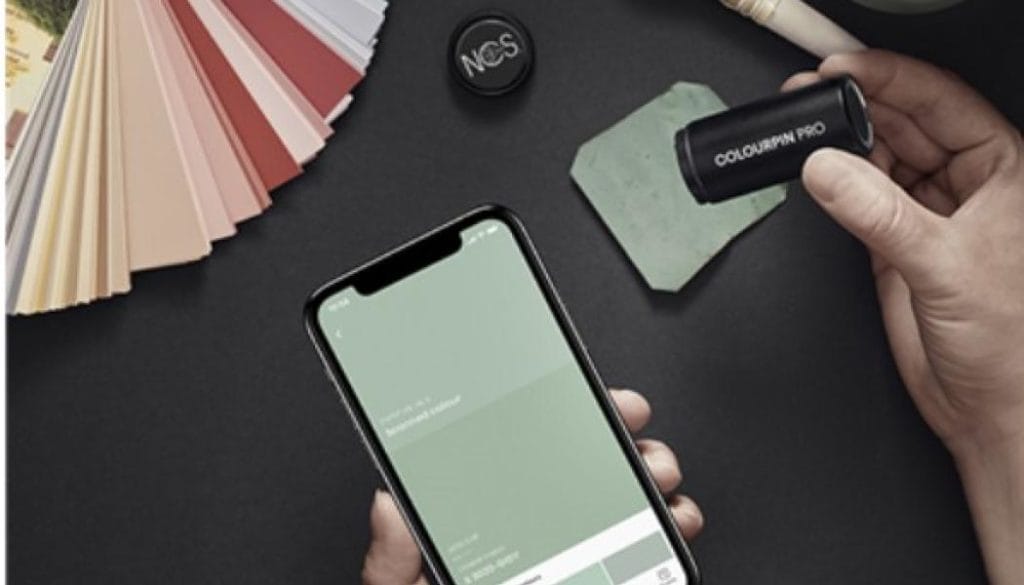 Samlar kulörer i appen som kan delas med projektet. Bild NCS Colour.