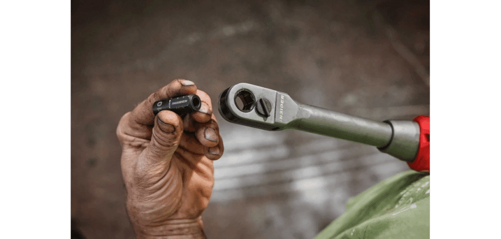 Milwaukees nya spärrskaft Insider. Foto Milwaukee