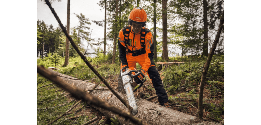 Stihls nya tungviktare för skogsarbete. Foto Stihl