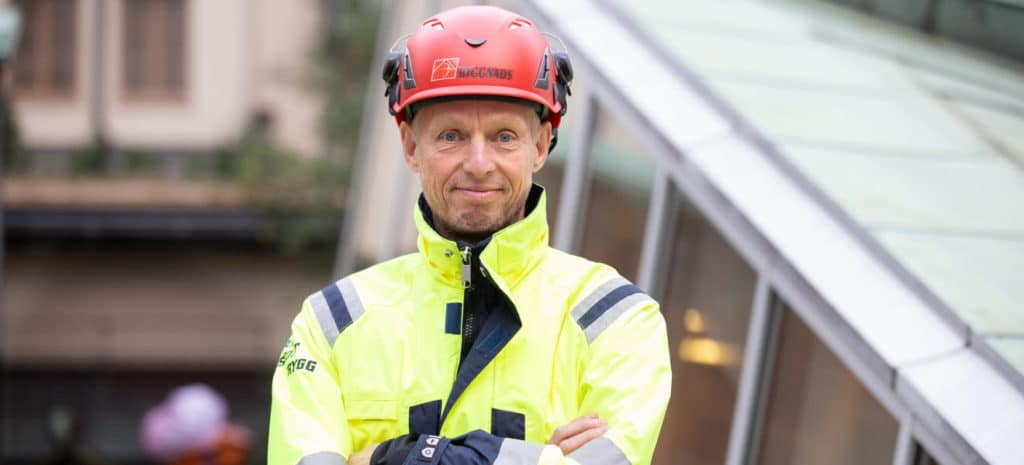 Torbjörn Hagelin, Byggnads avtalssekreterare. Bild Byggnads
